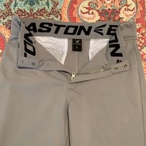 Men’s Large baseball grey pants Easton